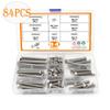 408pcs200pcs84pcs304 Stainless Steel Outer Hexagon Bolt Nut Set M4M5M6M8 Hexagon Screw