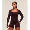 Gymshark Кроп-топ с длинным рукавом Apex Lift Seamless Вишнево-пурпурный Build Розовый B3c7t Pcff