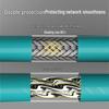 Промышленный экранированный Ethernet-кабель Cat6A M12 на RJ45