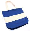 Cotton Bag Two Tone Blue Natural 10oz 38x42x12cm