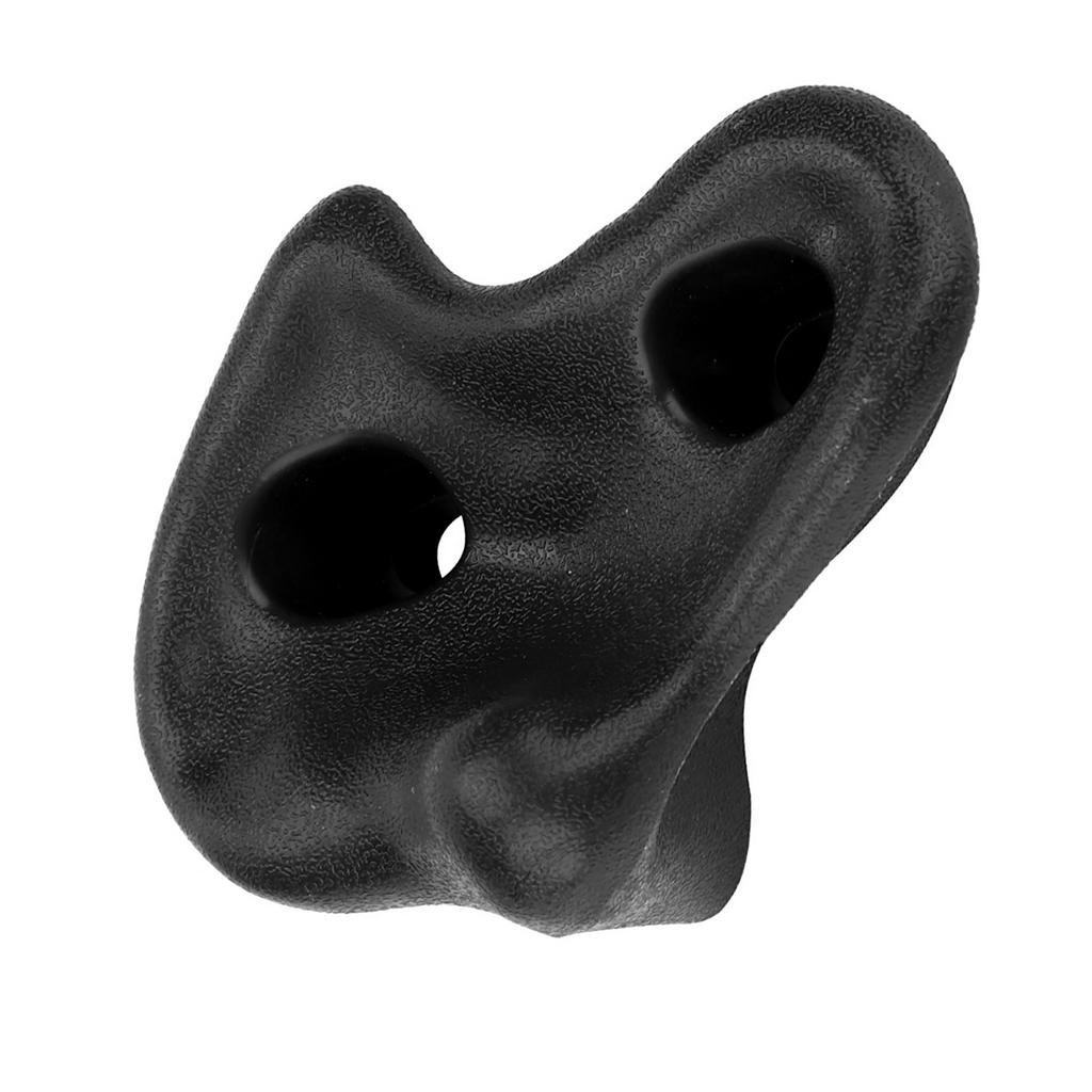 10 шт. пластиковых текстурированных камней для скалолазания, камней для стен, детских наборов, болтов, черного цвета