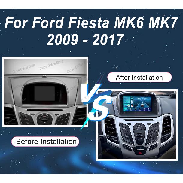 Android 16 для Ford Fiesta MK6 Mk7 2009 2010 2012 2014 2015 2016 2017 Автомагнитола Стерео Мультимедийный Плеер GPS Навигация Carplay