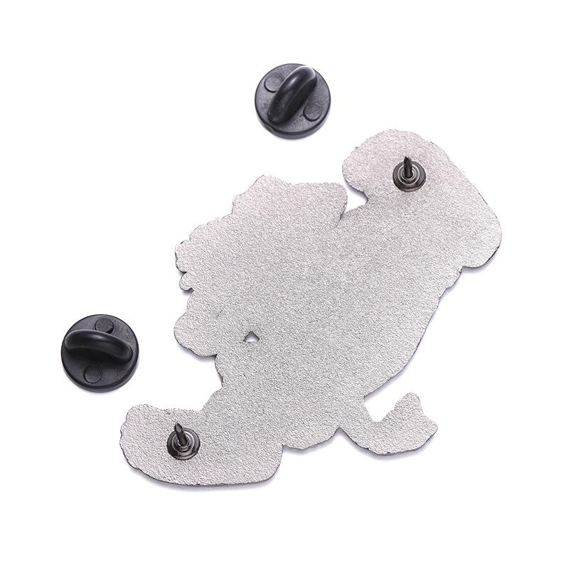 New  Japanese Anime One Piece Monkey D Luffy Nika Form Metal Brooch Gift Anime Merchandise