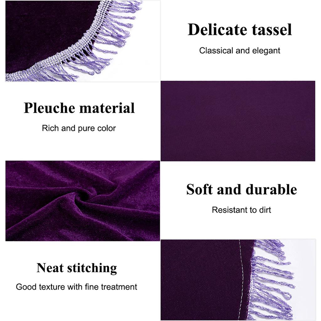 Плюшевый пылезащитный декорированный чехол для клавиатуры для 61 88-клавишного электронного пианино (Фиолетовая 88-клавишная)