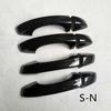 Door Handle Cover Trim Handles Abs Plastic Covers for Skoda Karoq 2018   Car Styling Accessories Imitation Carbon Fiber