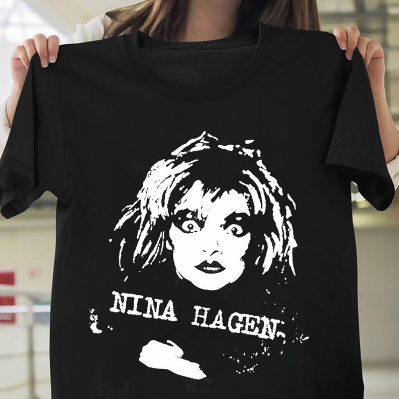 Nina Hagen Rock Punk Unisex T-Shirt Full Size S-2345XL MI350