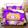 Cartoon Foxy Boxy Lanky-box Bedding Set Duvet Cover Bedroom Comforter Covers Single Twin King Size Quilt Cover Home 2/3PCS