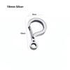 Titanium Alloy Outdoor EDC Tool Keyring 12/18/20/23mm Spring Connecting Buckle  DIY Accessories