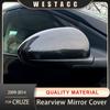 2 шт., углеродное волокно, автомобильное зеркало заднего вида, декоративная наклейка, накладка для Chevrolet Cruze 2009-2014, боковое зеркало