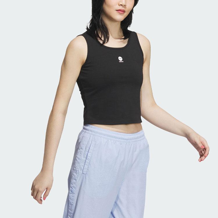 adidas Майка Neo Essential женские спортивные майки черные IA5022