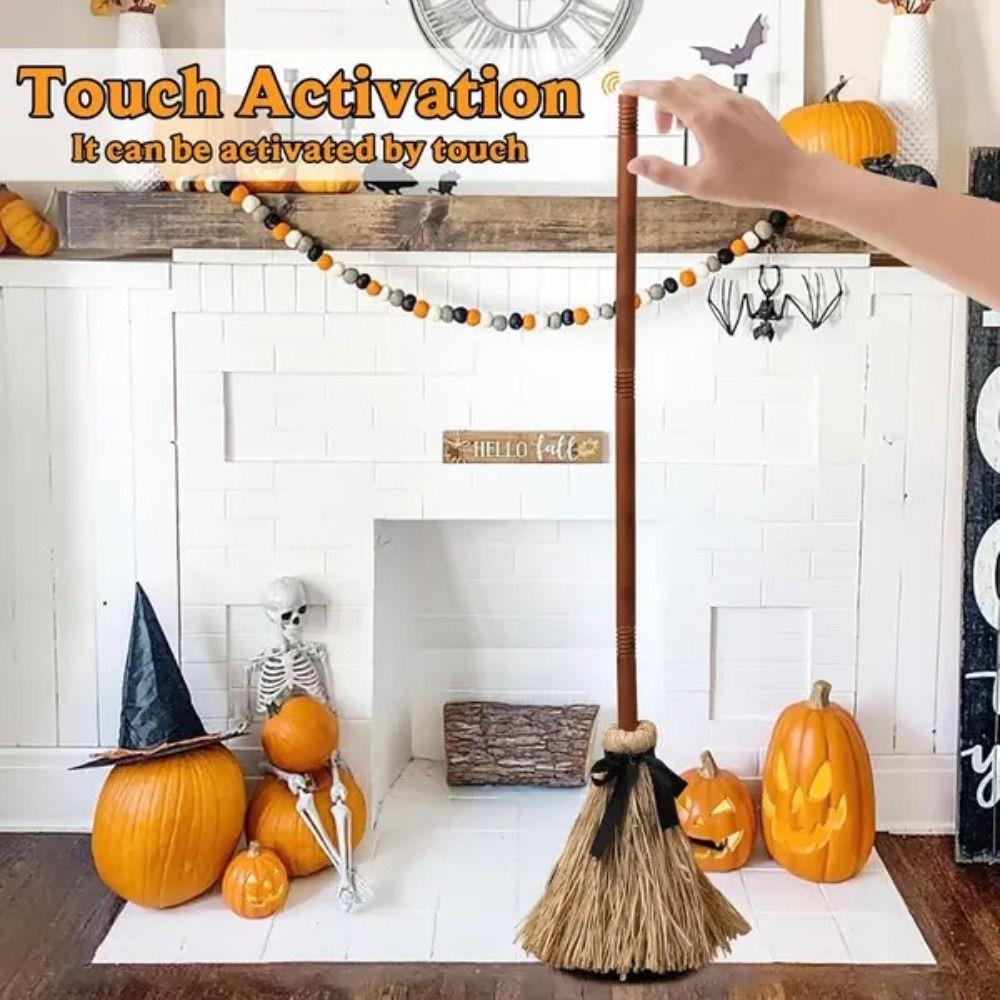Electric Rotating Witch Broom Moving Broomstick Wizard Flying Broom Costume Props