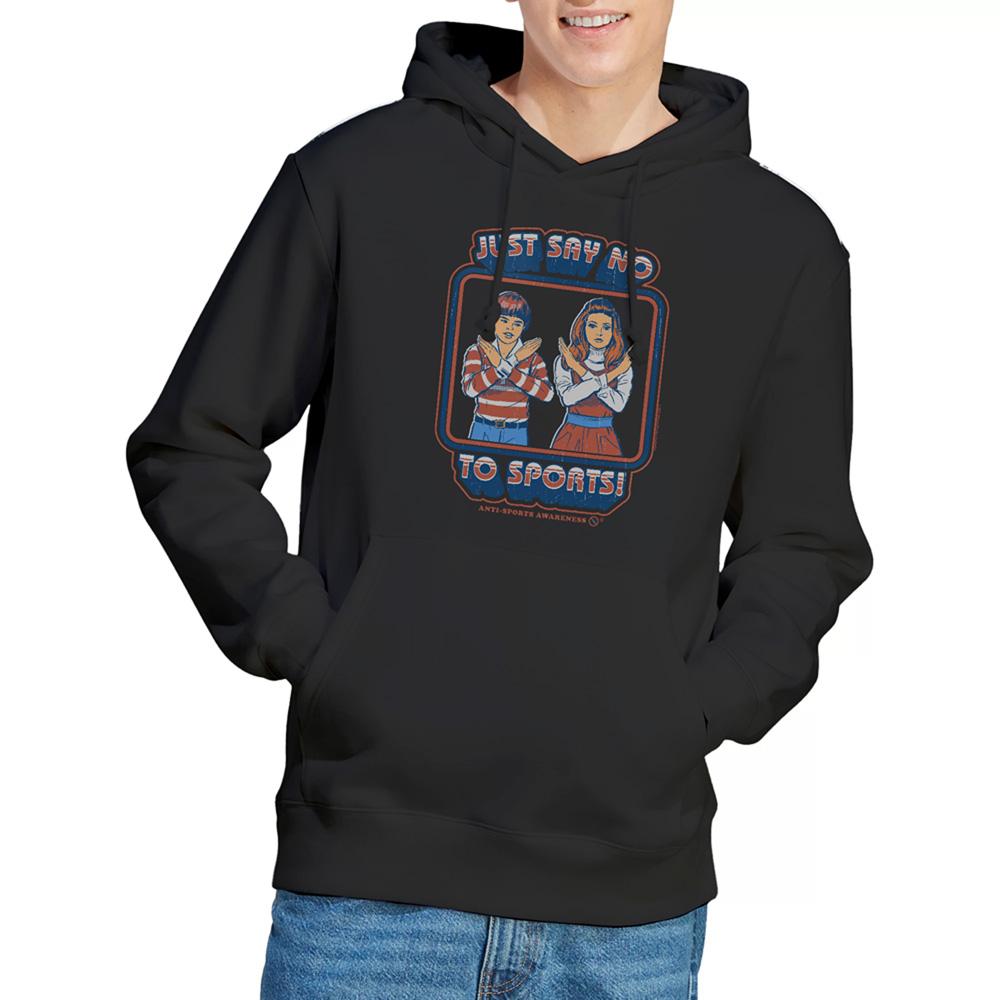 Steven Rhodes Unisex Adult Say No To Sports Hoodie