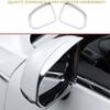 Для Volvo XC40 2019-2024 Глянцевая Хромированная Накладка-Козырек от Дождя на Зеркало Заднего Вида 2 ШТ