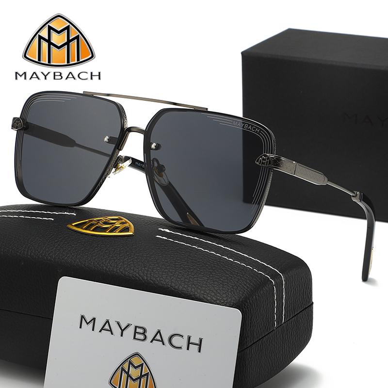 Солнцезащитные очки MAYBACH Защита UV400 Роскошный бренд для мужчин и женщин Классические солнцезащитные очки Высококачественные очки Пилотные очки 754