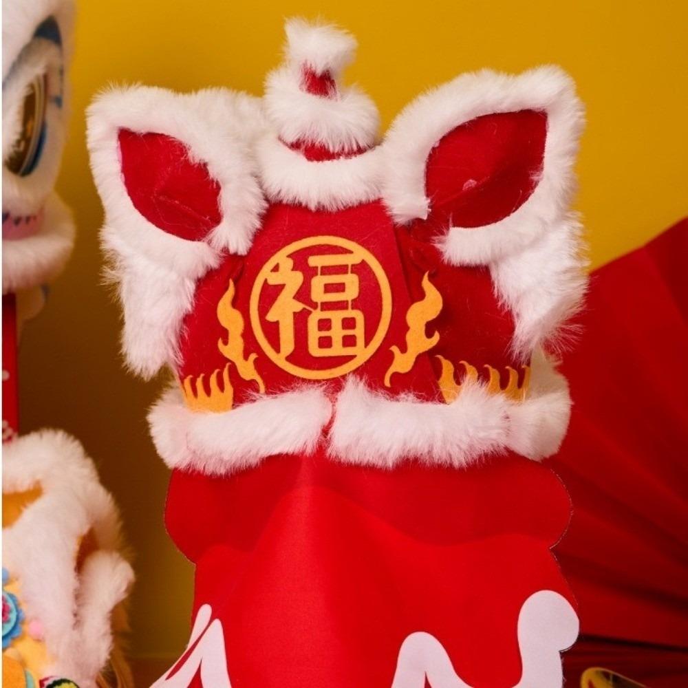 Plush Handmade Headwear Non Woven Headwear Props Gift Lion Dance Hat  Children's Crafts
