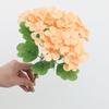 Dyed Edged Fake Flower Ball Silk Cloth Hydrangea New Simulation Flowers  Photography Props