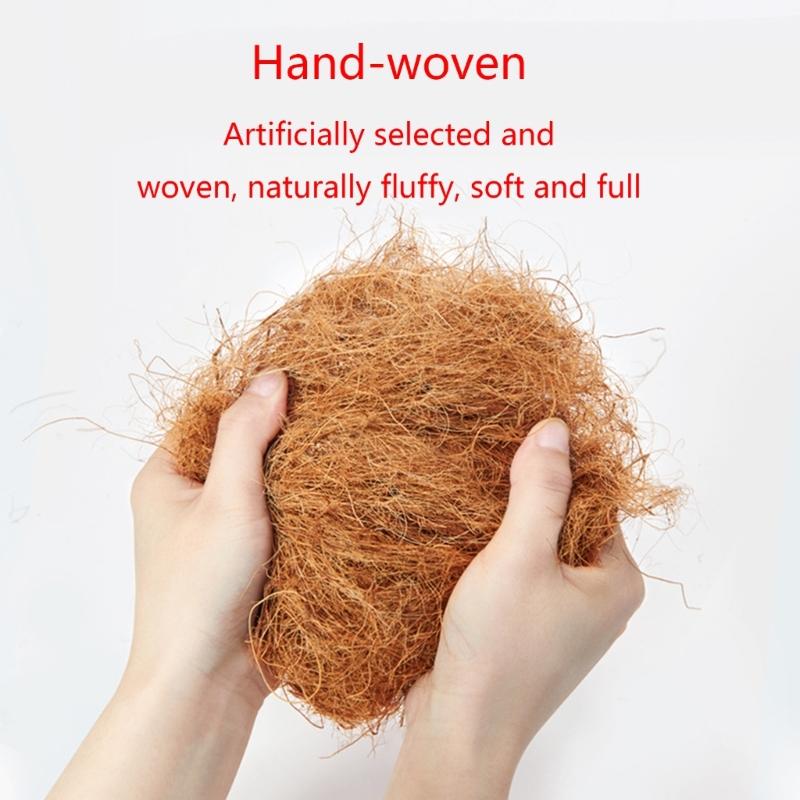 500g/200g Natural Bird Supplies Sterilized Natural Coconut Fiber for Bird Nest Excellent Toy Bird Nesting Materials