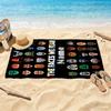 Faces Fear Personalized Text Beach Towel Soft Durable Quick-Dry Portable for SwimmingBeachCamping Travel Beach AccessoriesGym