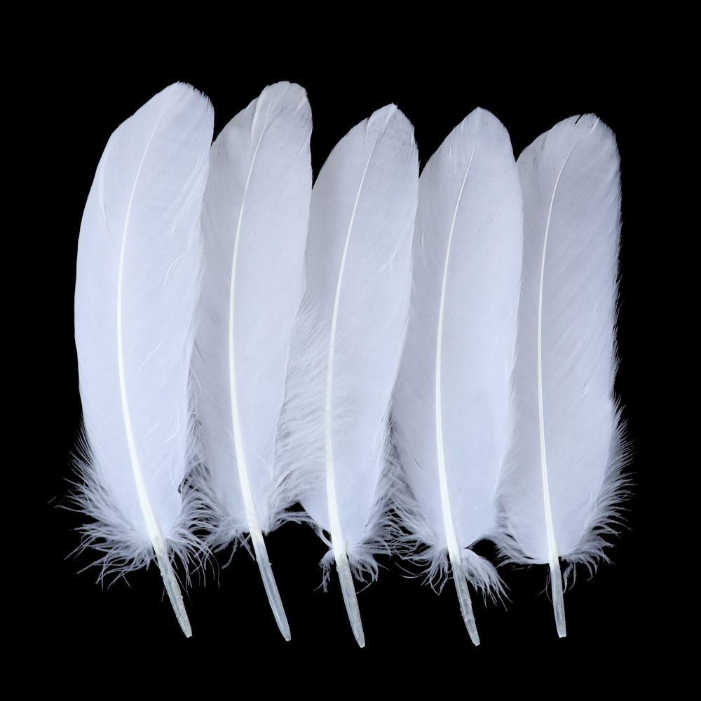 Natural Goose Feathers Dyed Multicolor Swan Feather for Crafts Wedding Jewelry Party Accessories 15-20cm/6-8 Inch