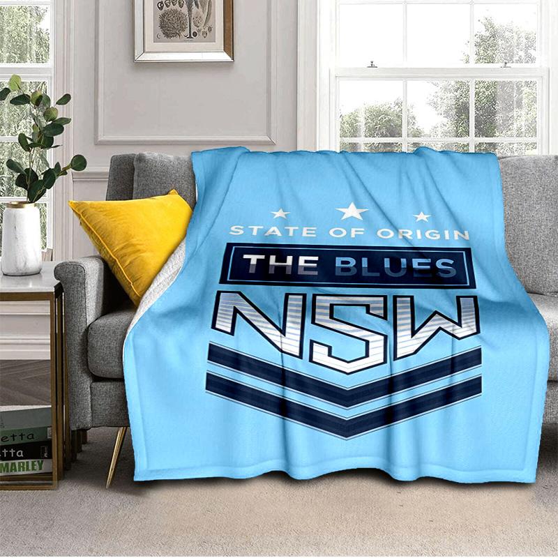 Nk Osijek Crest Design Blanket Suitable for Sofas, Beds, Offices, And Camping - Perfect Gift for Halloween Christmas
