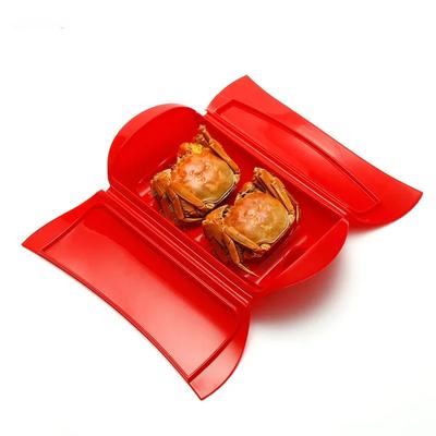 Кухонный гаджет, креативная силиконовая миска для рыбы, силиконовая клетка для приготовления на пару, микроволновая печь с крышкой, силиконовая коробка для приготовления на пару