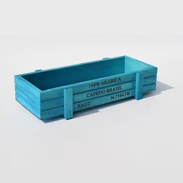 Ретро-садовый горшок для растений, винтажный деревянный ящик для хранения всякой всячины, канцелярские принадлежности, ручка, суккуленты, цветочные горшки, балкон, украшение для дома