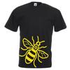 Black Manchester Worker Bee Unisex T-Shirt Shirt Community Save Environt
