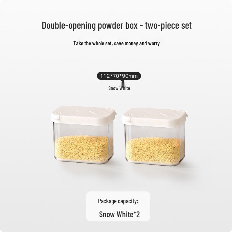 Регулируемый набор коробок для специй на кухню с отделениями с двойным открыванием