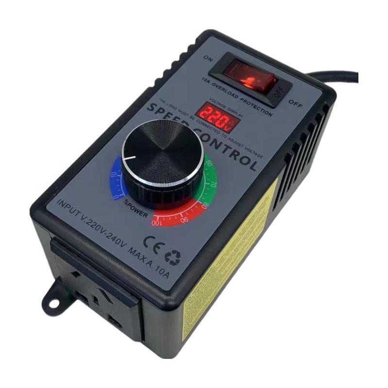 Adjustable Motor Regulator: Voltage & Speed Control for Electric Heater Fan Blower with Stepless Temperature & Light Adjustment.