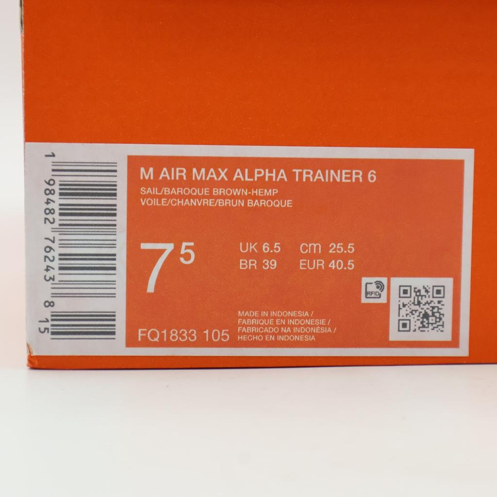 FQ1833-105 Nike Air Max Alpha Trainer 6 Тренировочная обувь Sail Hemp (Мужской)