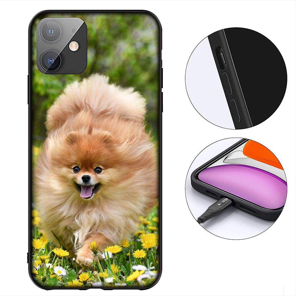 Pomeranian Dog Pet Animal Phone Cover for Apple iPhone 12 13 Mini XS 11 Pro Max 7 8 Plus + XR 8+ X SE 2020 SE3 Casing Coque Case