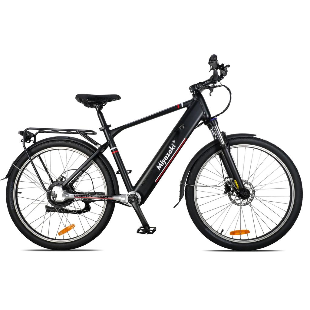 Мужской стиль Miyazaki GC1995 Электрический велосипед 350 Вт Мотор 48 В 14 Ач Аккумулятор Электрический велосипед 26 дюймов Внедорожные шины Взрослый Электро-горный велосипед