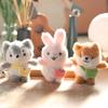 Cute Cute Puppy Pendant Plush Toy Doll Rabbit Bag Hanging Keychain Rag Doll Doll