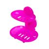 Bathroom Double-Layer Suction Wall-Mounted Soap Dish Soapbox Drying Holder Shelf
