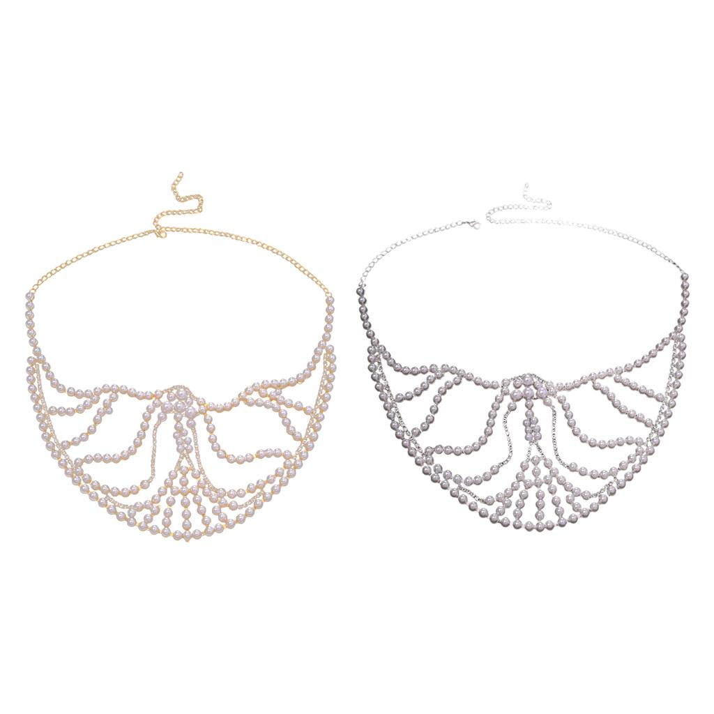 Элегантная полумаска с бусинами, аксессуар для лица, косплей, цепочка для лица, имитация жемчуга, унисекс, модная бижутерия для вечеринок