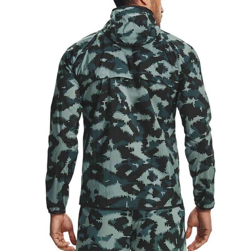 Under Armour Anywhere Storm Running Hooded Logo Jacket Men Jacket Camouflage 1356161-424