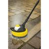 Rosfix PowerBrush Turbo 28 см – Щетка T-Racer для Моек | С Контейнером для Моющего Средства | Совместима с Karcher K1–K7, Lavor, Parkside