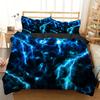 Lightning Pattern 3D Print Quilt Cover Fashion Mysterious Cool Sky Natural Bedding Cover Polyester Comfortable Duvet Cover Set