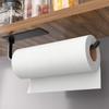 Under Cabinet Kitchen Roll Dispenser Self-Adhesive/Drilling Mount Hanging Towel Roll Stand  Pantry