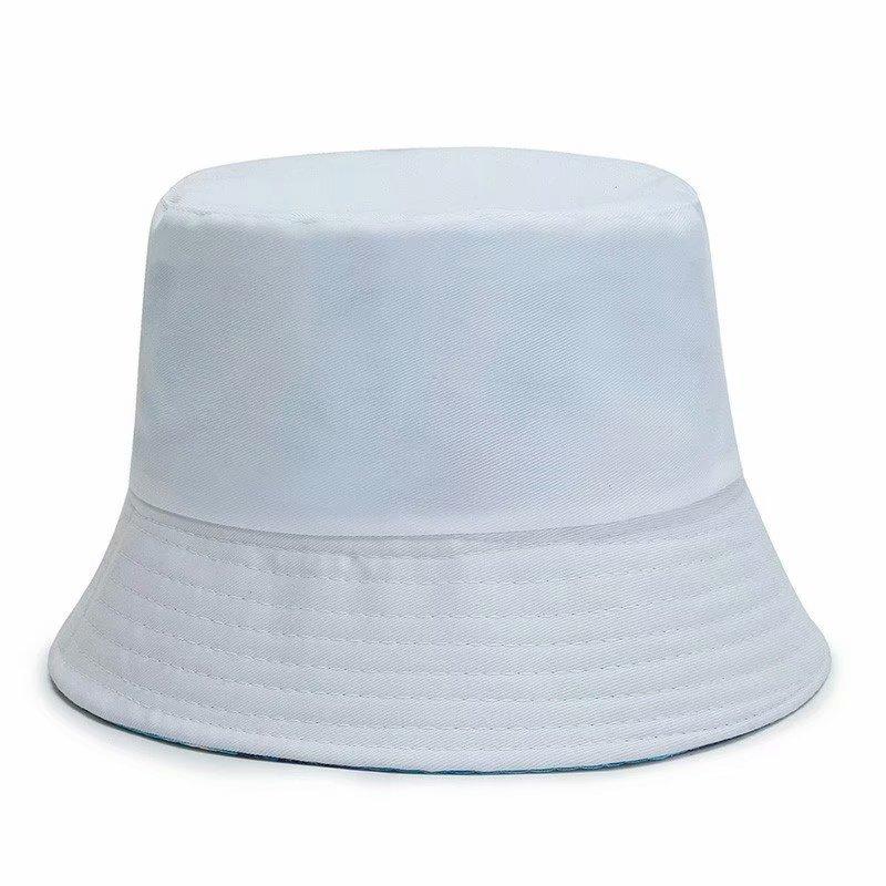 Bucket Hat Group Activities Advertising Hat Travel Agency Hat Printing Printing Embroidery Double-Sided Solid Color Basin Hat