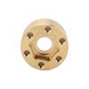4Pcs Wheel Hex Hub Widen Brass Weight Wear Proof Wheel Hex Widen Adapter for 1.9in 2.2in Hub