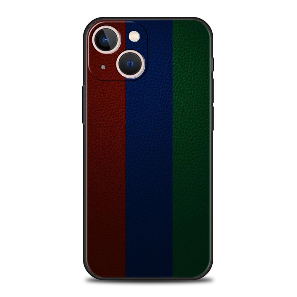 Роскошный чехол для телефона с флагом Дагестана для iPhone 17 Air 16 Plus 13 15 14 12 11 Pro MAX 7 8 SE Мягкий ТПУ Черная крышка