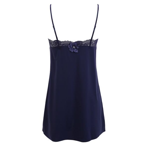 Himiko 026 Series Slip Long Camisole Lingerie (CR-Cream, M)