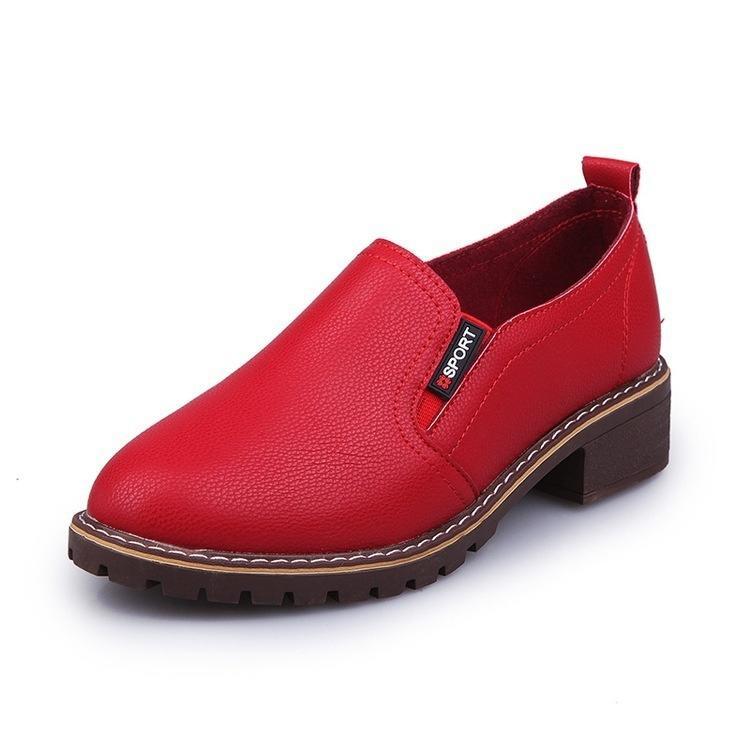 Durable Fashion Women Flat Shoes Oxford Shoes Genuine Leather Shoes Wonderful