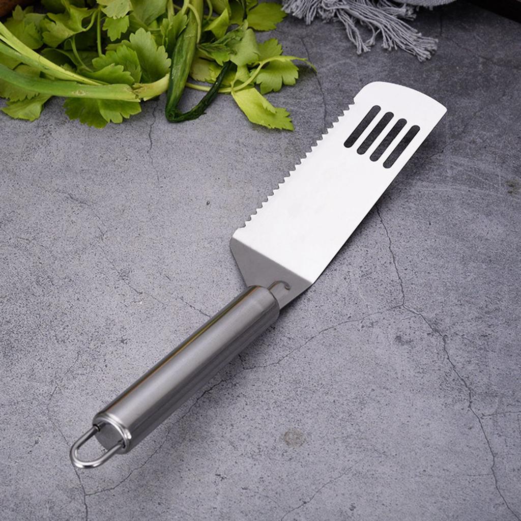 Brownie Dessert Stainless Steel Cake Tool Serrated Spatula Slicer Pie Server