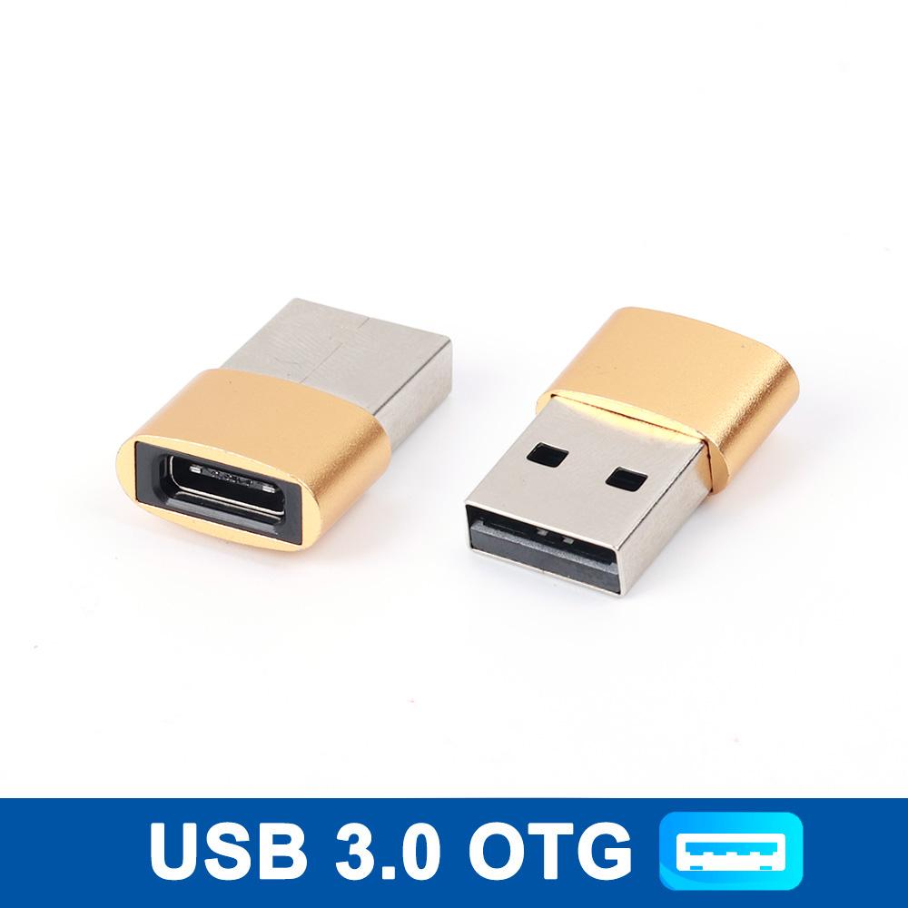2 шт. USB 3.0 A папа на Type-C мама зарядный адаптер конвертер разъем