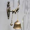 Wealth Home Decoration Horse Mascot Wall Hanging Ornaments Animal Doorbell Wind Chime Metal Bell