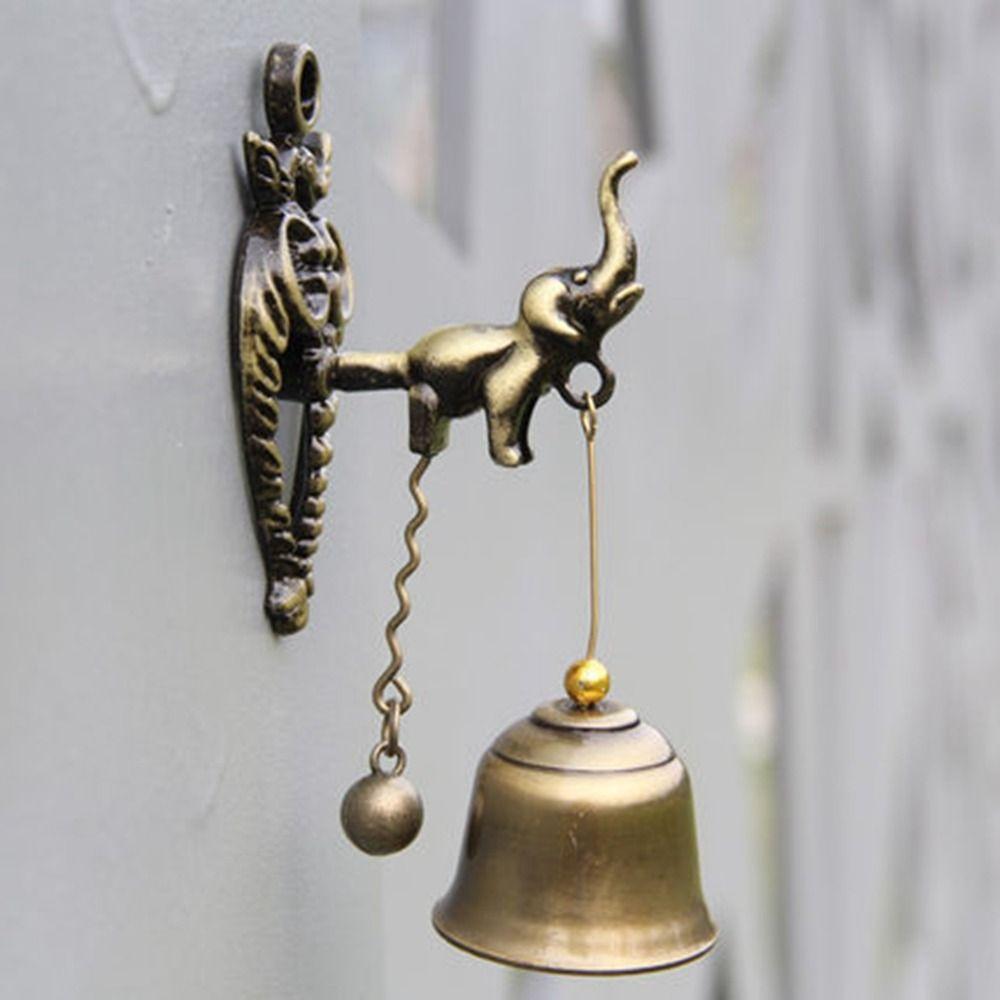 Wealth Home Decoration Horse Mascot Wall Hanging Ornaments Animal Doorbell Wind Chime Metal Bell