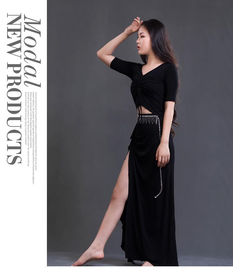 Комплект модала большого размера для танца живота: Костюм для выступлений Осень/Зима для похудения