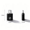 For BMW Car Type-C To USB Power Adapter Fast Data Transfer and Charging Adapter M G80 G07 G42 G14 G15 M2 M3 M4 M5 M7 Key Chian CC2